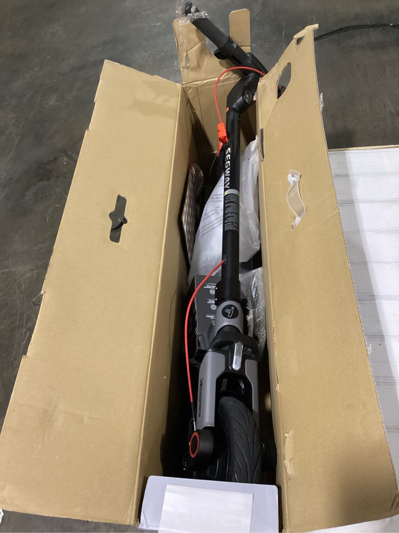 Condition photo showing Good Condition for segway e3 pro se electric scooter, 20 mph with lock & phone mount