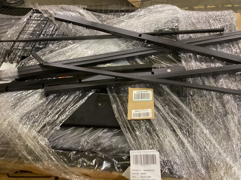 Condition photo showing As Is for YITAHOME Queen Size Bed Frame with 4 Drawers and RGB LED Lights, Velvet Upholstered Platform Bed with Charging Station and Storage Headboard, No Box Spring Needed, Easy Assembly, Noise-Free, Black Black Queen