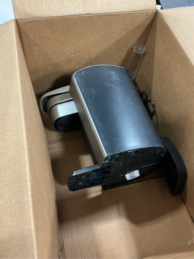 Condition photo showing As Is for Keurig K-Elite Single Serve K-Cup Pod Coffee Maker, with Strength and Temperature Control, Iced Coffee Capability, 8 to 12oz Brew Size, Programmable, Brushed Silver
