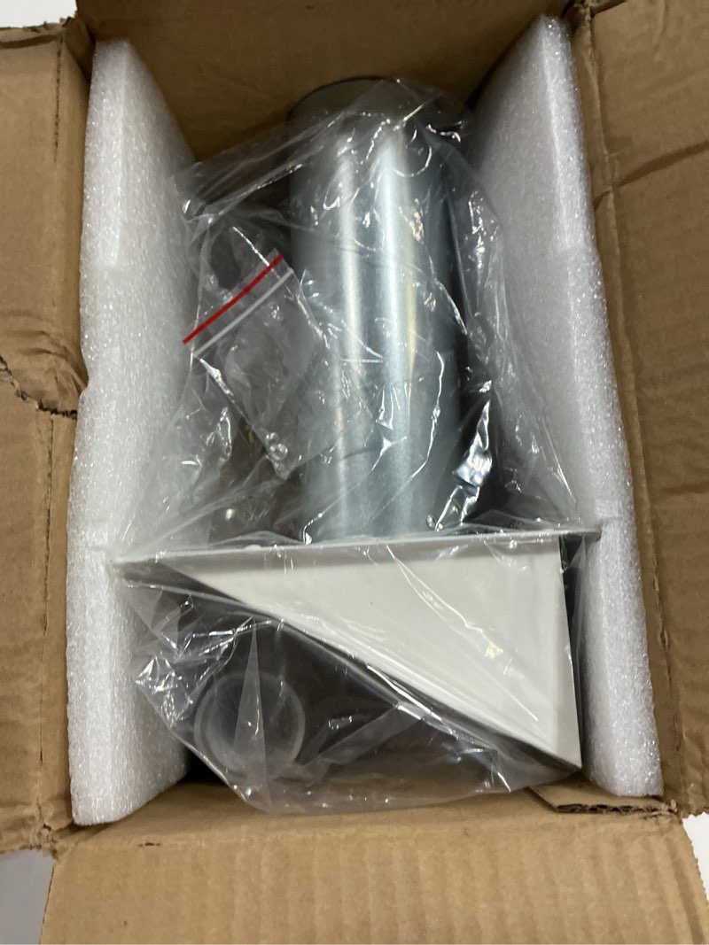 Condition photo showing New/Like New for 3 inch dryer vent cover outside,hooded wall vent with screen and damper,3" exterior vent cover dryer exhaust vent cover,metal dryer vent hood cap for outdoor dryer duct/range hood/ac air vent-white