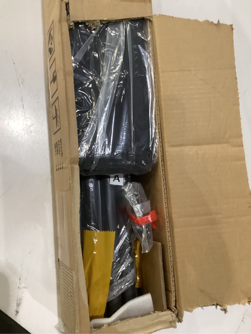 Condition photo showing As Is for chosenm room divider, 4 panel folding privacy screens with wider feet, 6 ft portable room partition for room separator, room divider panel 88" w x 71" h, partition room dividers freestanding?black black 22"- 4 panel