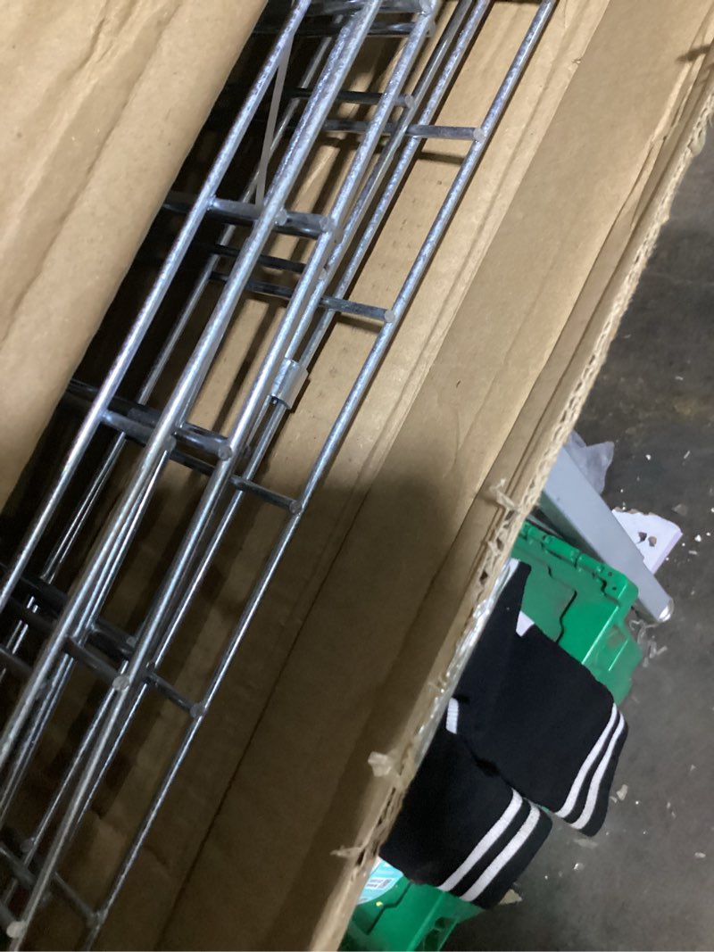 Condition photo showing As Is for 41.7" live animal traps cage with cover, large foldable humane animal trap for stray cats, raccoons,foxes,coyotes,bobcat,squirrel, skunk, mole, groundhog, armadillo, rabbit with pedal triggers 41.7" trap cage+upgrade black cover