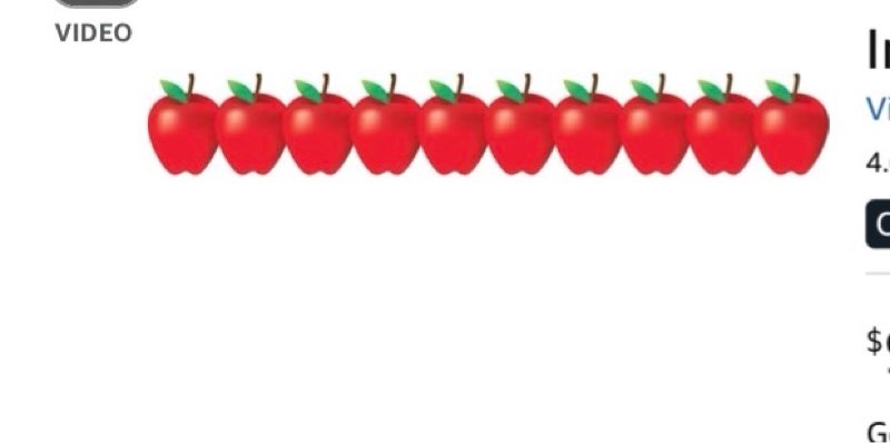 hygloss products red apples die-cut bulletin board border – classroom decoration – 3 x 36 inch, 12 pack