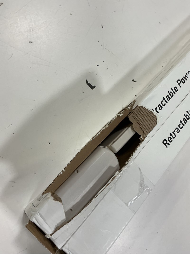 Condition photo showing Good Condition for electrical outlet extender stick 23"-34", adjustable power plug splitter with 1 usb-c & 2 usb-a ports, 2 ac outlets, tool-free extension for behind sofa, nightstand, desk