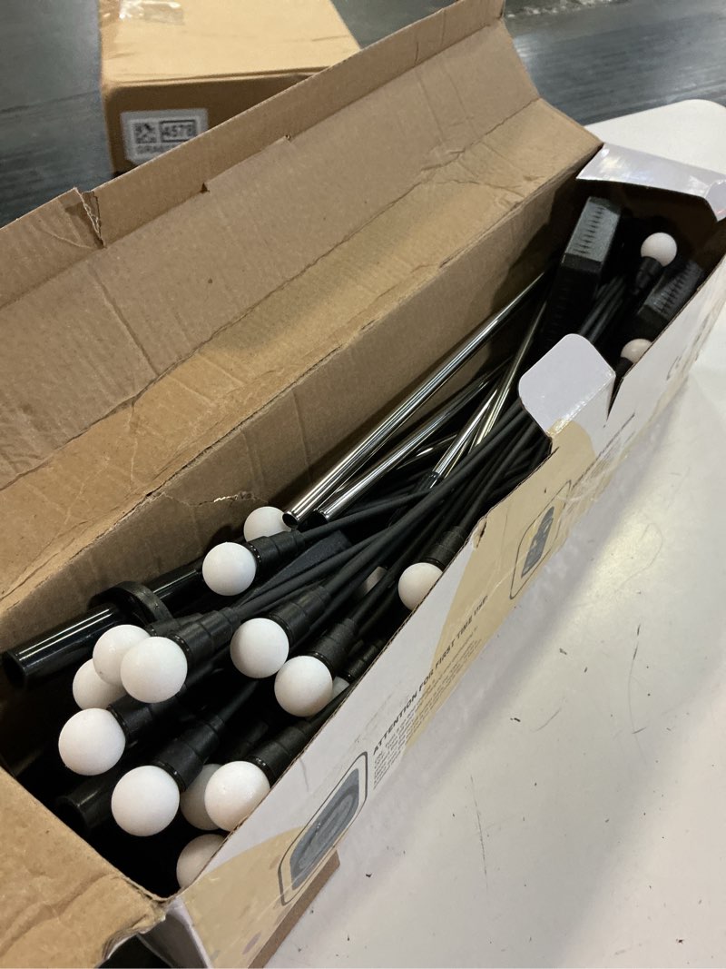 Condition photo showing Good Condition for asmad solar lights outdoor(6-pack, 48 leds), solar garden lights, outdoor decorations, firefly light for patio decor, big bulb, unique gifts for women, gifts for grandma 6 pack-48 leds