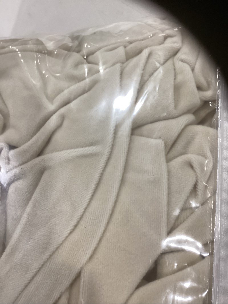 Condition photo showing Good Condition for H.VERSAILTEX Recliner Chair Covers Velvet Recliner Cover 1 Piece Slip Covers for Sofas/Couches Washable Reclining Chair/Furniture Protector for Kids, Pets(Ivory, Large) Ivory Large Recliner Chair