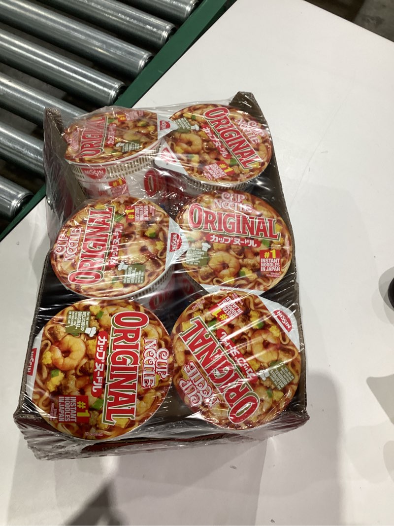 Condition photo showing New/Like New for Nissin Cup Noodle Ramen Noodle Soup, Curry, 2.82 Ounce (Pack of 6) Curry 2.8 Ounce (Pack of 6)