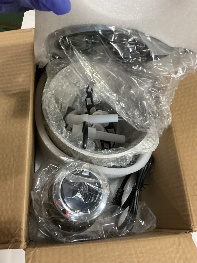 Condition photo showing New/Like New for GANIZA Food Processors, Electric Food Chopper with Meat Grinder & Vegetable Chopper - 2 Bowls (8 Cup+8 Cup) with Powerful 450W Copper Motor - Includes 2 Sets of Bi-Level Blades for Fruits/Meat/Nuts Black