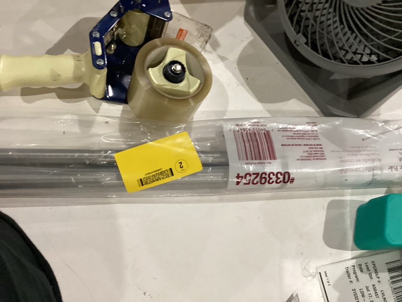 Condition photo showing New/Like New for allen + roth l x 1-in h wire closet rod with hardware