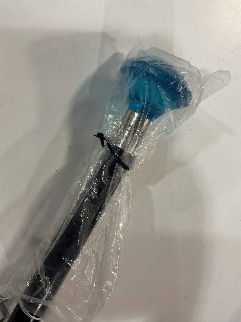 Condition photo showing Good Condition for victorian walking stick cobalt blue cut glass cane