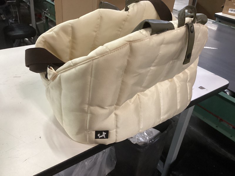 Condition photo showing Good Condition for Sytopia Dog Bag Carrier for Small and Medium Dogs, Waterproof and Washable, Travel Pets Purse up to 15 Lbs, Car Seat & Bed, Adjustable Leashes, Cream Beige 24.4"L x 12.6"W x 13.4"H Cream Beige