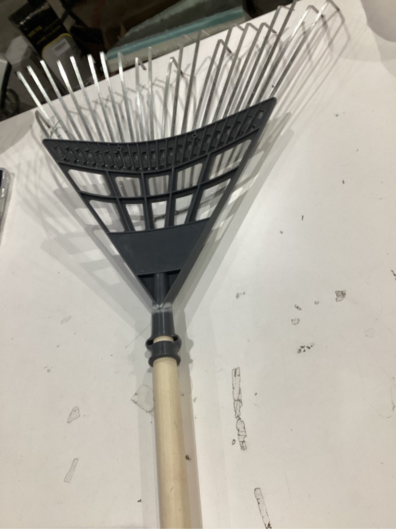 Condition photo showing As Is for leaf rake