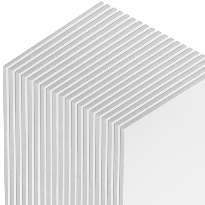 Tenceur 20 Pcs Large Foam Boards Bulk Foam Core Backing Board 3/16 Inch Thickness Foam Core Board Foam Poster Boards for Presentations, School, Office, Art Projectswhite30 x 40 x 3/16 Inches) white30 x 40 x 3/16 inches