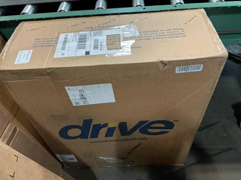 Condition photo showing New/Like New for drive medical lightweight expedition folding transport wheelchair - ultra lightweight mobility support for seniors & adults - strong aluminum frame - hand brakes - compact folding travel chair - red