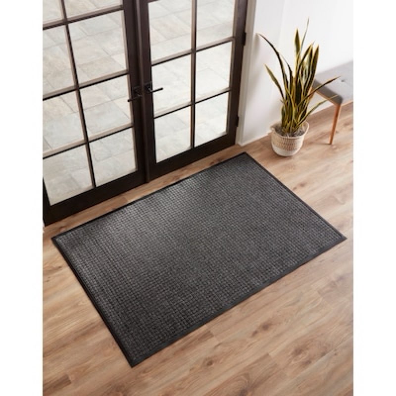 project source 48-in x 72-in gray non-slip grip indoor or outdoor utility mat