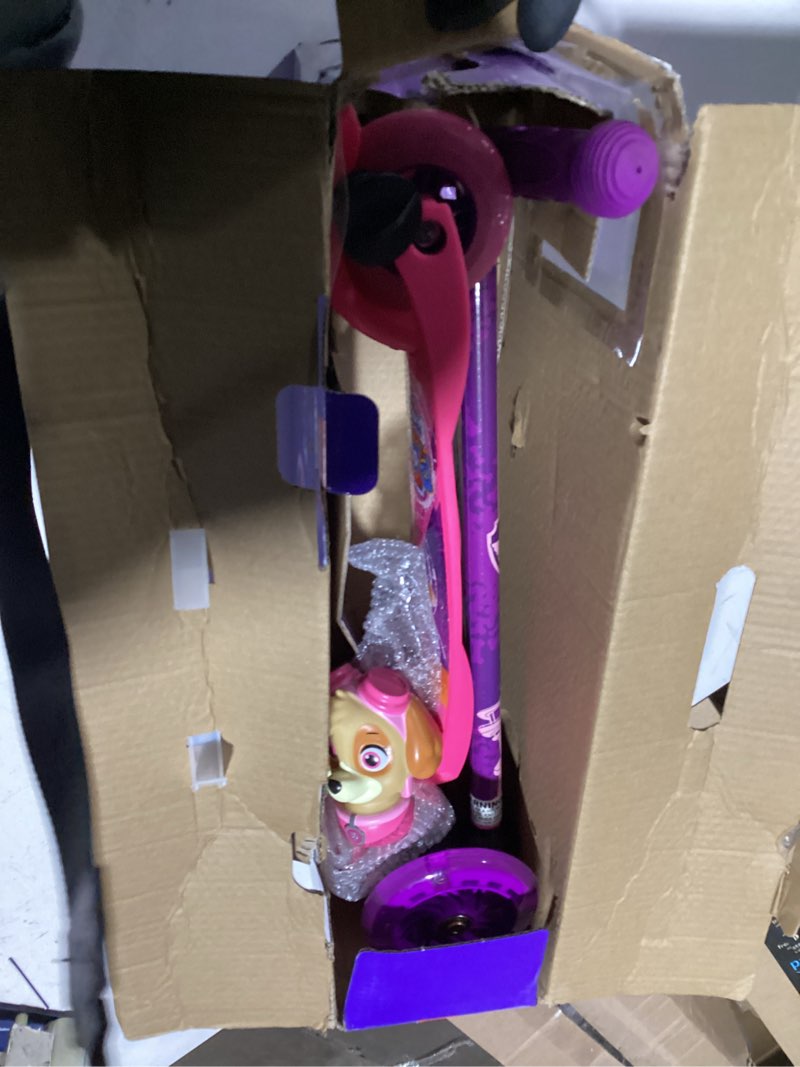 Condition photo showing Good Condition for Self Balancing Toddler Scooter with Light-Up Wheels - Extra Wide Deck, 3 Wheel Platform, Foot Activated Brake Skye