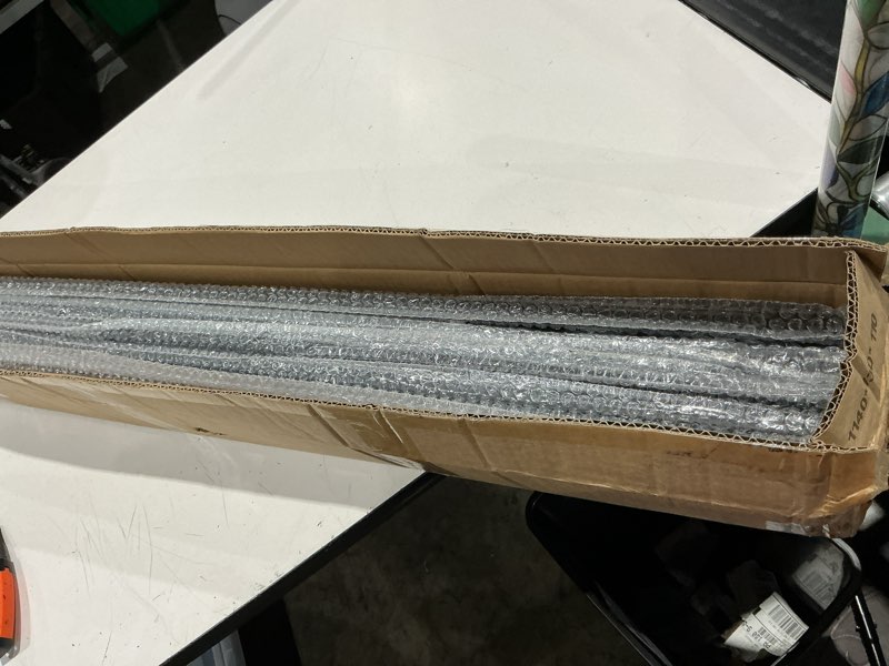 Condition photo showing Good Condition for 10-pack iron balusters staircase rectangular hollow stair spindles square craft spindles balusters 1/2" square balusters for staircase interior with iron baluster swivel shoes rectangular - straight 10
