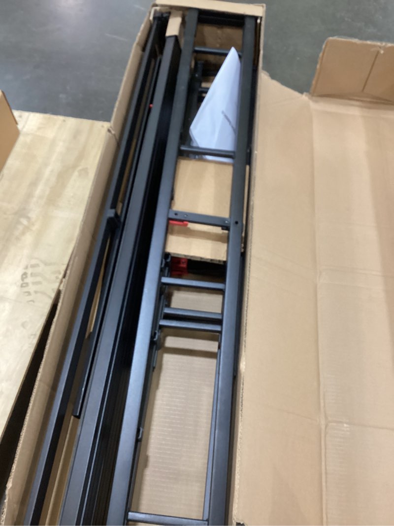Condition photo showing Good Condition for amazon basics smart box spring bed base, 7-inch height mattress foundation, tool-free easy assembly, full, 74"l x 53"w x 7"h, white full(74"l x 53"w) 7-inch height