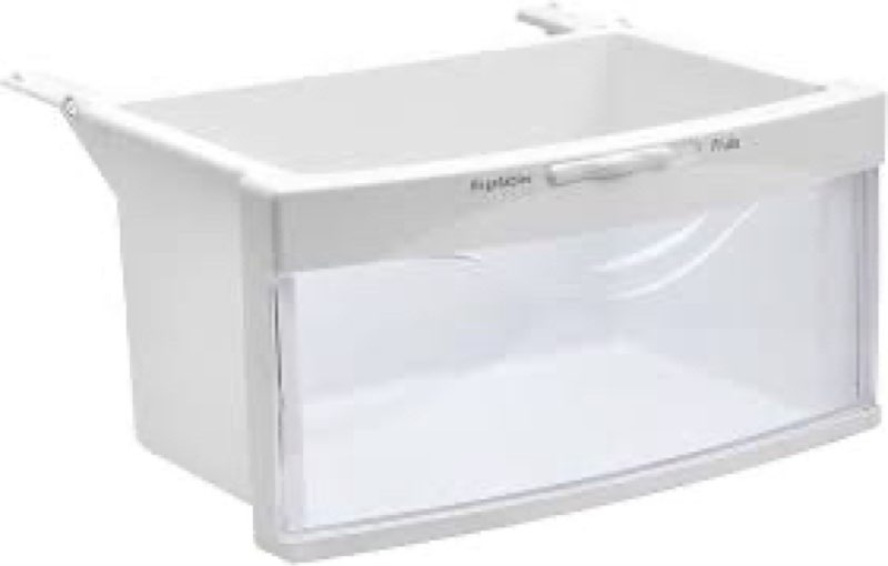 WR32X10524 Bottom Drawer, AP3855806 Meat Pan Assembly, Compatible with GE Refrigerators, Replacement