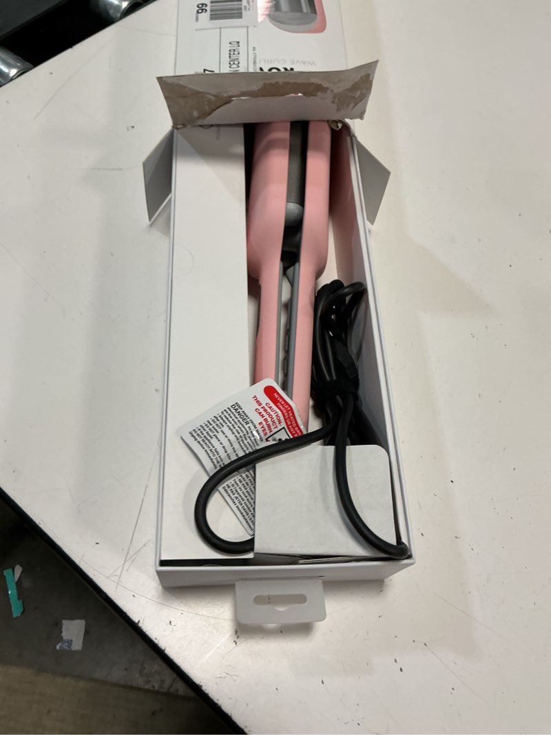 Condition photo showing Good Condition for tymo rovy 9 temp settings 1.1" wave curling iron, one size