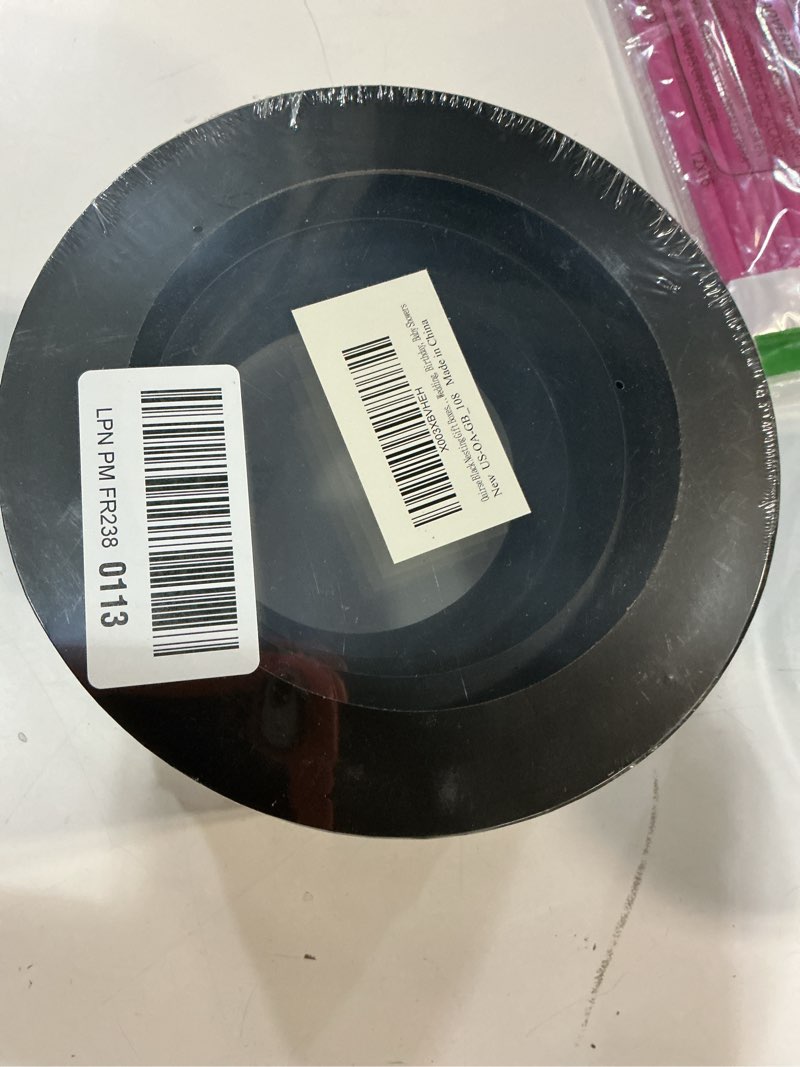 Condition photo showing New/Like New for Flower Boxes for Arrangements Nesting Round Gift Boxes with Clear Lids Black Round Boxes for Flowers Set of 4 Assorted Sizes Flower Boxes for Flower Arrangements, Valentine's Day, Mother's Day,