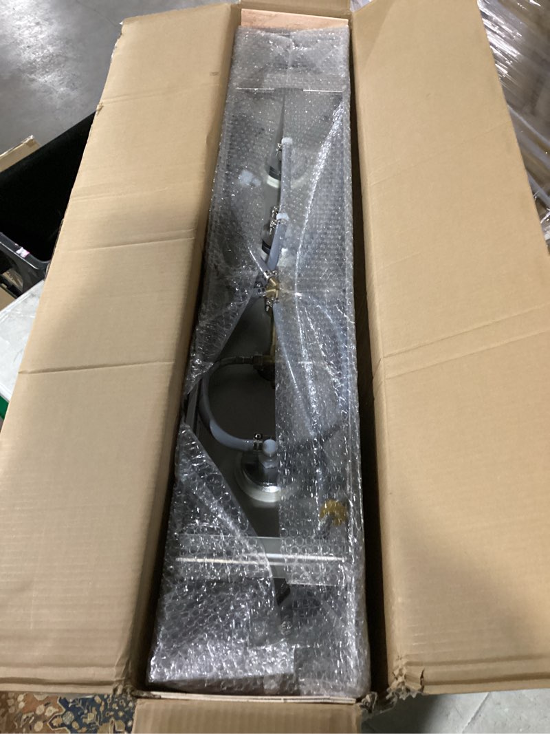 Condition photo showing Good Condition for AlenArt Shower Panel Massage Jets Rainfall Waterfall Shower Head, Shower Stainless Steel Wall Mount Massage Multi-Function Bathroom Shower Panel Tower System, Brushed Nickel……