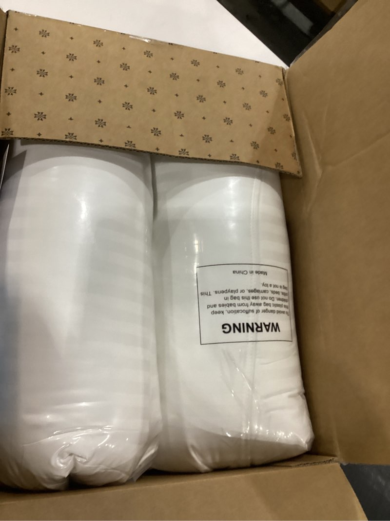 Condition photo showing New/Like New for Beckham Hotel Collection Shredded Memory Foam Pillow 2-Pack Queen | Adjustable Fill Cooling Bed Pillows for Side, Back & Stomach Sleepers Queen (Customizable Foam)