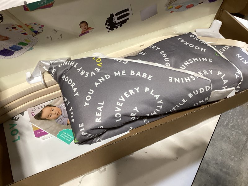 Condition photo showing Good Condition for lovevery | the play gym | award winning for baby , stage-based developmental activity gym & play mat for baby to toddler