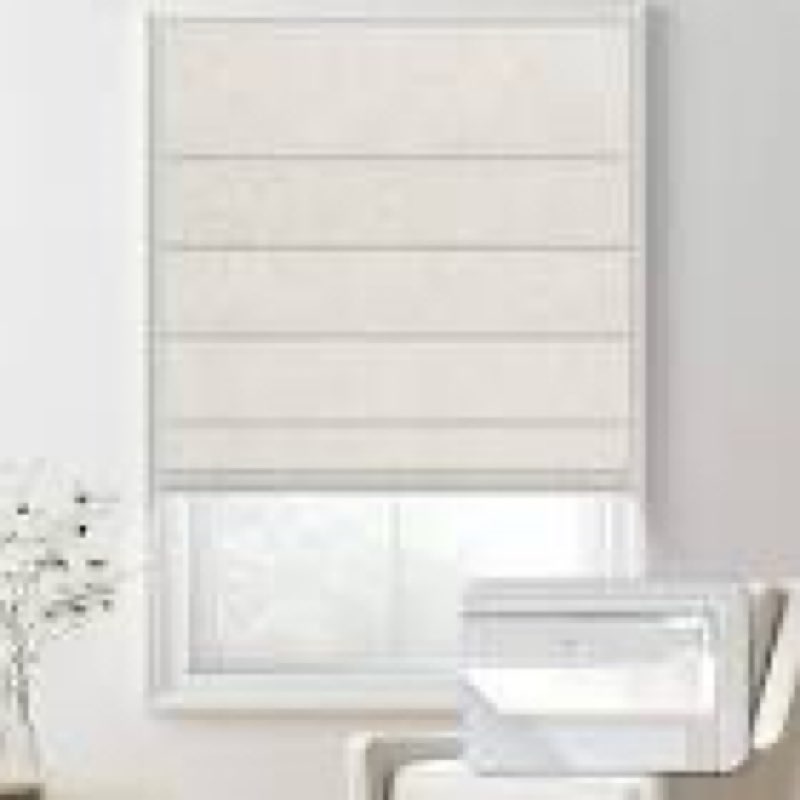 doing-x no drill blackout roman shades for indoor windows,cordless roman blinds,linen no tools windo