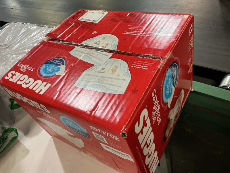 Condition photo showing New/Like New for Huggies Size Newborn Diapers, Little Snugglers Baby Diapers, Size Newborn (up to 10 lbs), 144 Count, Packaging May Vary