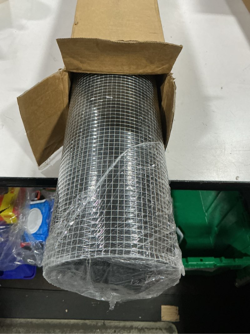 Condition photo showing Good Condition for hardware cloth 1/4 inch 48 x 50 ft wire fencing: galvanized welded garden fence roll square mesh 23 gauge chicken rabbit snake cage heavy duty welding fencing 1/4inch 48''x50'