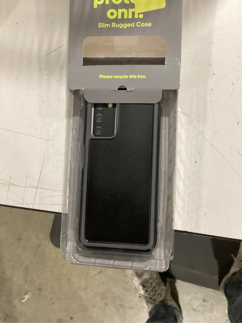 Condition photo showing Good Condition for onn slim rugged phone case for samsung galaxy a03s - black/gray