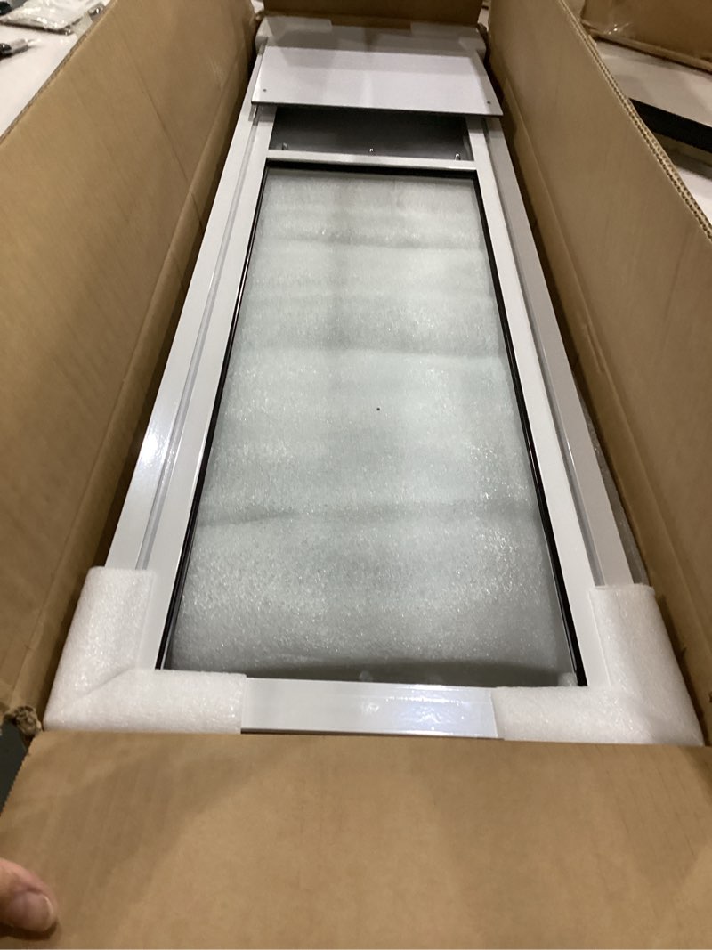 Condition photo showing Good Condition for cat dog door insert for sliding patio door - sliding glass cat door with lockable weather proof panel - adjustable height 76.38" to 81.1"