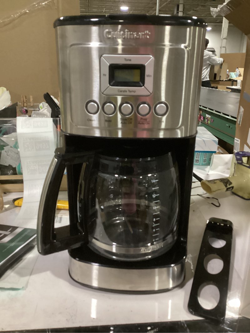 Condition photo showing Good Condition for cuisinart 14 cup programmable drip coffee maker stainless steel
