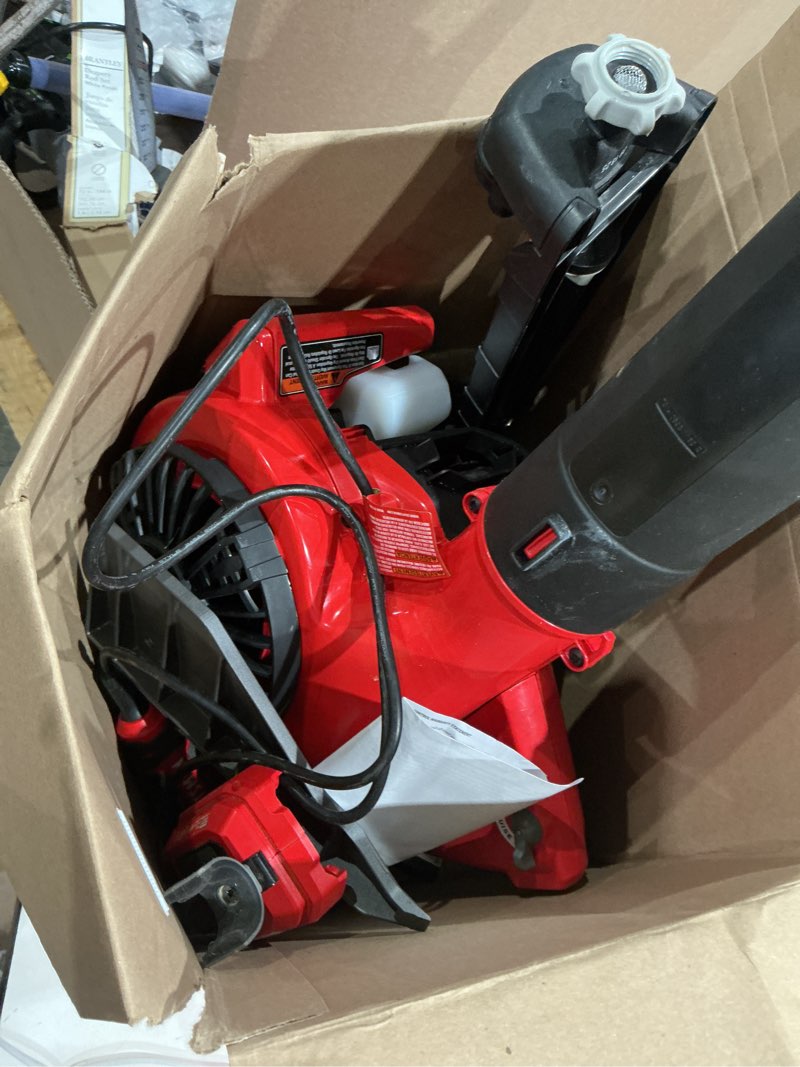 Condition photo showing As Is for craftsman cmxgaama25bl 200 mph 430 cfm gas handheld leaf blower
