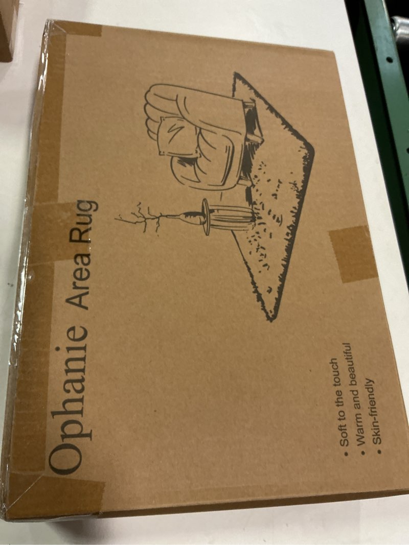 Condition photo showing New/Like New for Ophanie Upgrade 4x6 Rugs for Bedroom, Grey, Fluffy Shaggy Soft Area Rug, Gray Non-Slip Indoor Floor Carpet for Living Room, Kids Baby Boys Teen Dorm Home Decor Aesthetic, Nursery, Rug 4' x 6' (Bedroom 30-60ft²) 1-grey