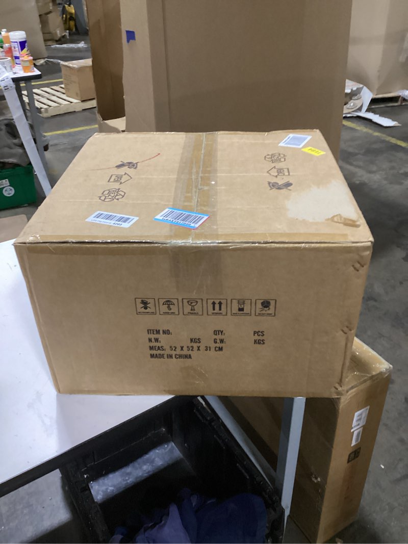 Condition photo showing Good Condition for samphon 42" retractable ceiling fans with lights, crystal chandelier ceiling fan with remote & app c