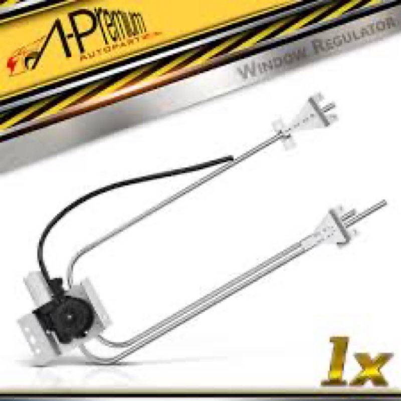 TEKKOAUTO Front Left Driver Side Power Window Regulator w/Motor Replacement for Freightliner Cascadi