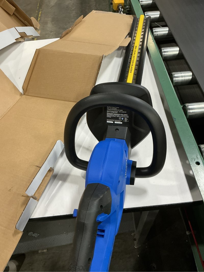 Condition photo showing Good Condition for kobalt 24-volt max 24-in dual cordless electric hedge trimmer (1-battery included)