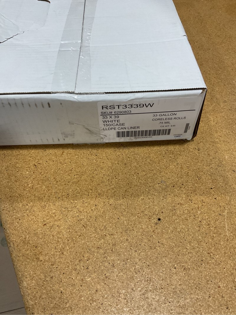 Condition photo showing New/Like New for noramco 33 gal. trash bags twist tie 150 pk