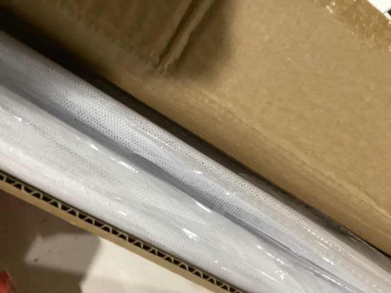 Condition photo showing As Is for simply genius mesh food covers for outdoors - 2 jumbo (39x24 in) & 4 large (17x17 in), white collapsible 6-pack - pop-up reusable food nets & tents for outdoor serving & picnics with bug protection 2 jumbo (39”x24") and 4 large (17”x17”)
