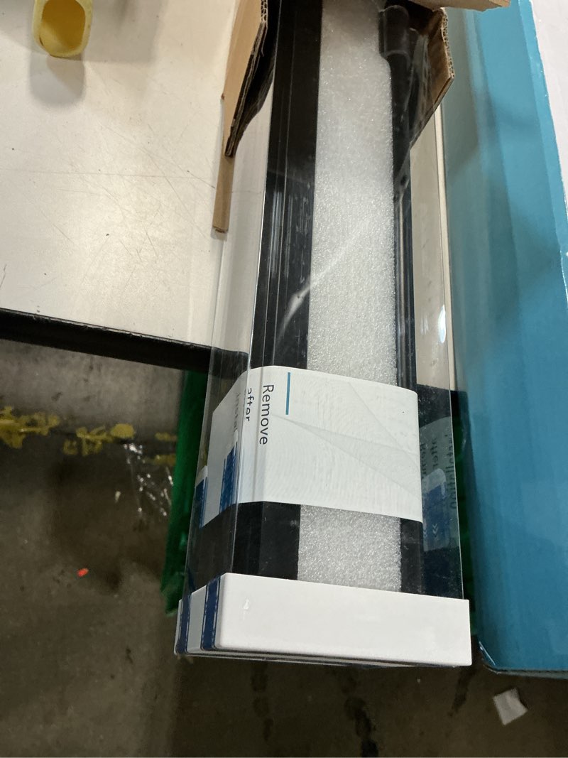 Condition photo showing Good Condition for changshade cordless blackout roller shades with valance, room darkening roll-up shade easy install, fabric windows blinds for home, bedroom and office, 23" w x 72" h, black rol23bk72d black 23"wx72"h