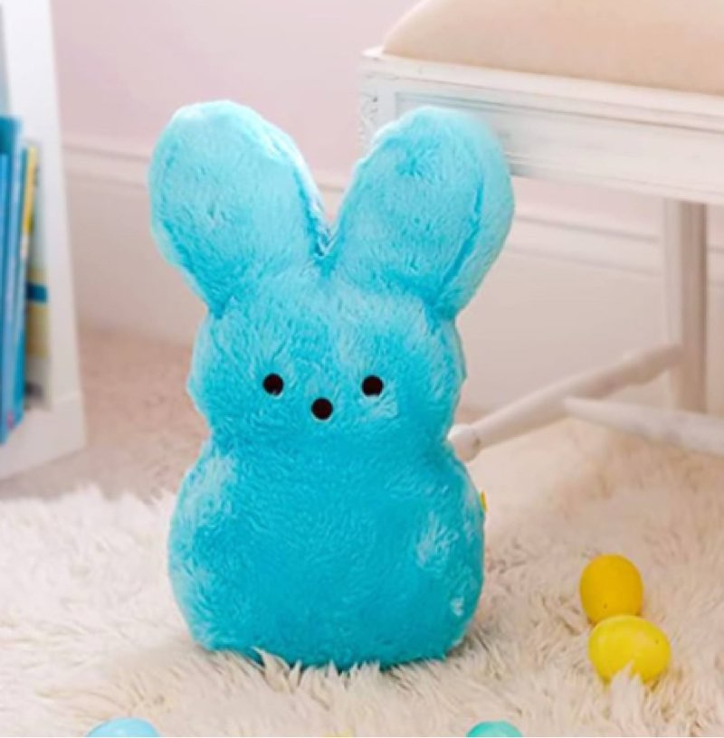 Peeps 17\\\" Easter Rabbit Plush Blue pack of 3
