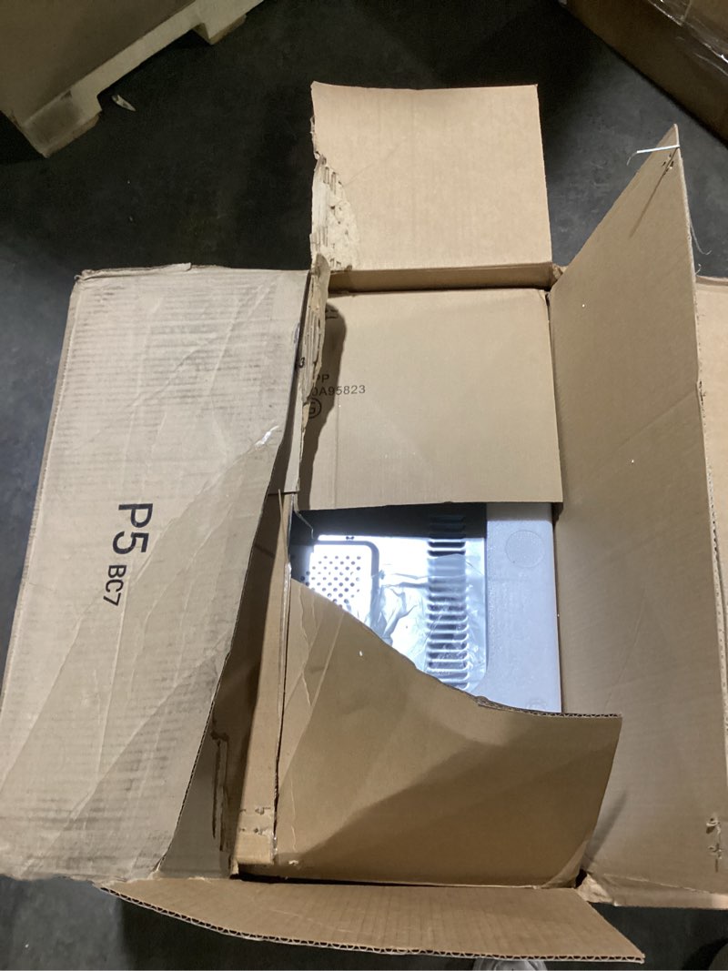 Condition photo showing Good Condition for TOSHIBA ML-EM45P(BS) Countertop Microwave Oven with Smart Sensor and 13.6" Removable Position Memory Turntable, Sound On/Off Function, 1200W, 1.6 Cu.ft, Black Stainless Steel Sensor-1.6 Cu.Ft.