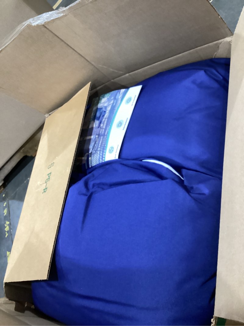Condition photo showing Good Condition for l’agraty outdoor chair cushions for patio furniture?24" x 24" deep seat cushions with backrest for couch sofa chair - waterproof fade-resistant patio cushion (set of 2,navy blue)