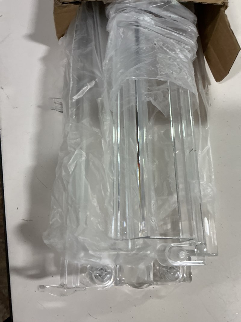 Condition photo showing Good Condition for DNB Mahjong Rack Pusher Set - 4 Transparent Acrylic Mahjong Rack with Built in Pushers Set - Clear