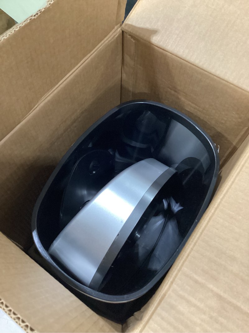 Condition photo showing New/Like New for NINESTARS DZT-12-9 Automatic Touchless Motion Sensor Oval Trash Can, 3.2 Gal. 12 L., Stainless Steel