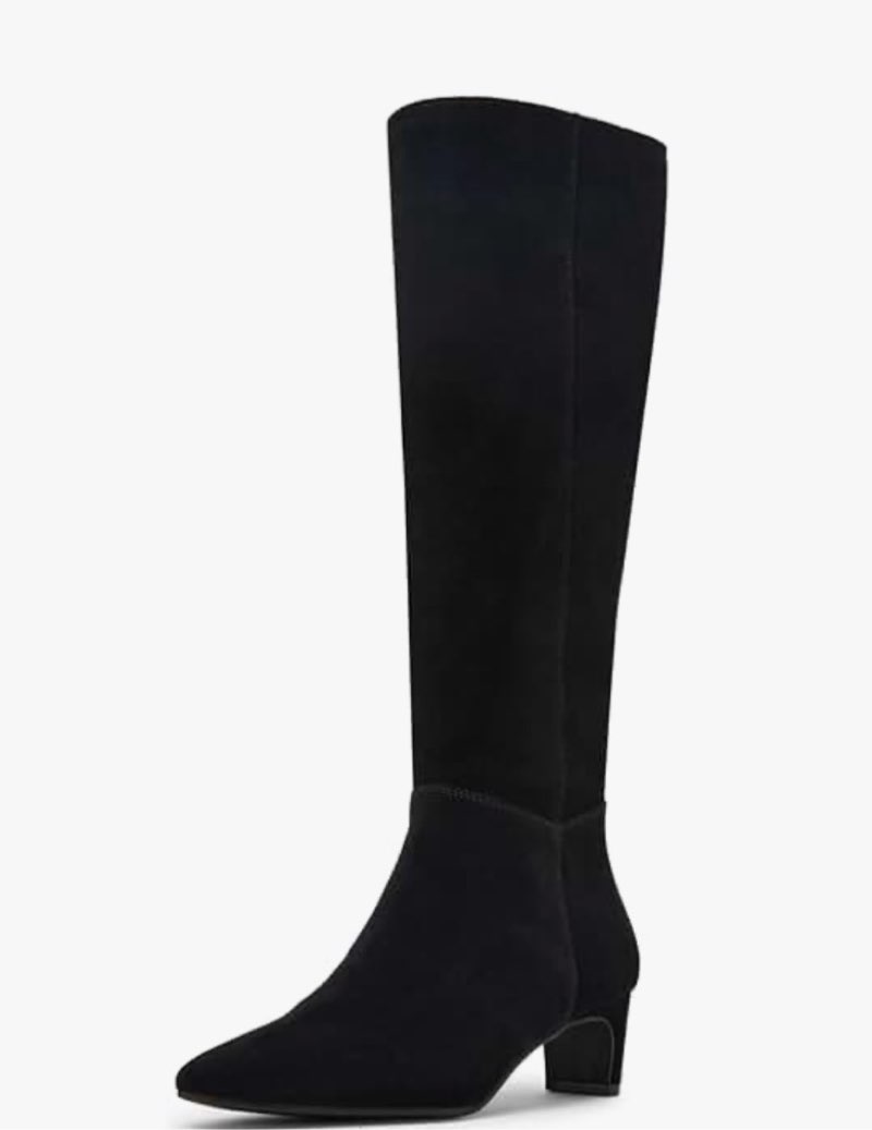 Blondo Women's Tessa Waterproof Fashion Boot, Black Suede,5.5