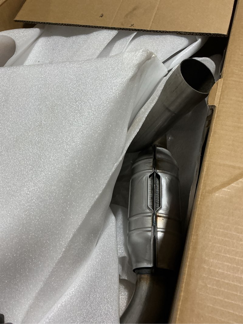 Condition photo showing As Is for Catalytic Converter Compatible with Cadillac Escalade 2007-2010 6.2L, Chevrolet Avalanche 2009/ Silverado 1500 2009-2010/ Tahoe 2008-2009 6.2L, Gmc Sierra 1500 2007-2010 6.2L (EPA Compliant) For STANDARD GRADE 09-10 Silverado 6.2L