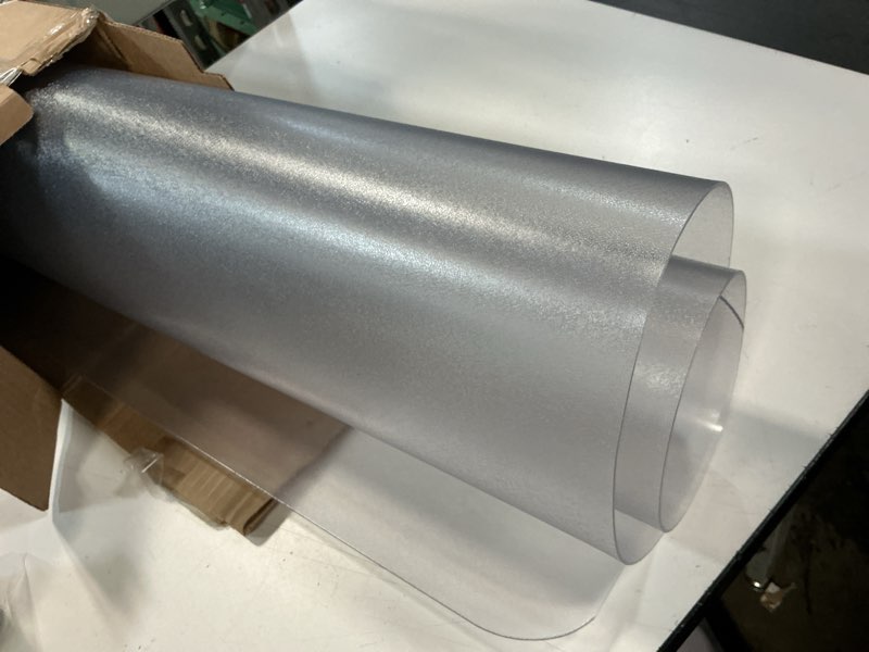 Condition photo showing Good Condition for amazon basics office chair mat for hard floors, 36" x 48", clear